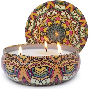 Citronella Candle Outdoor Soy Wax with Cover